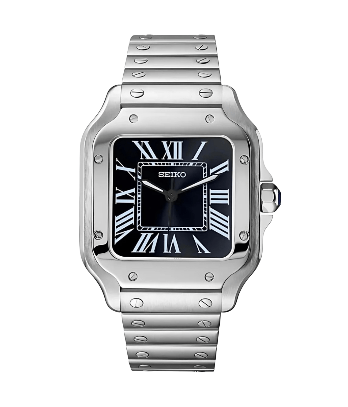 SeikoMod Santos Classic Black