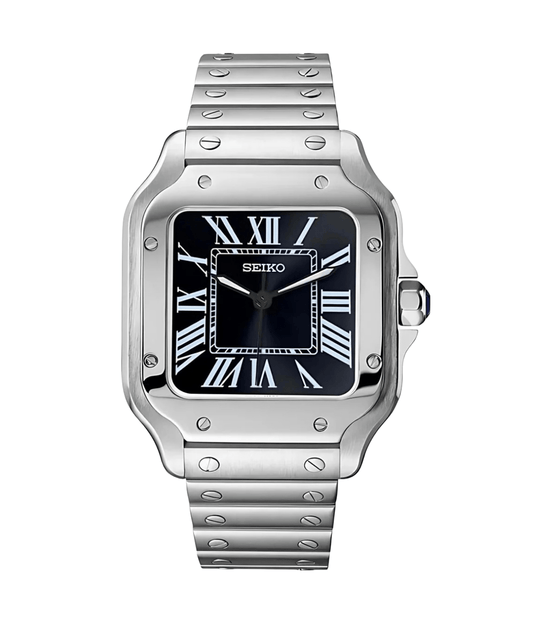 SeikoMod Santos Classic Black