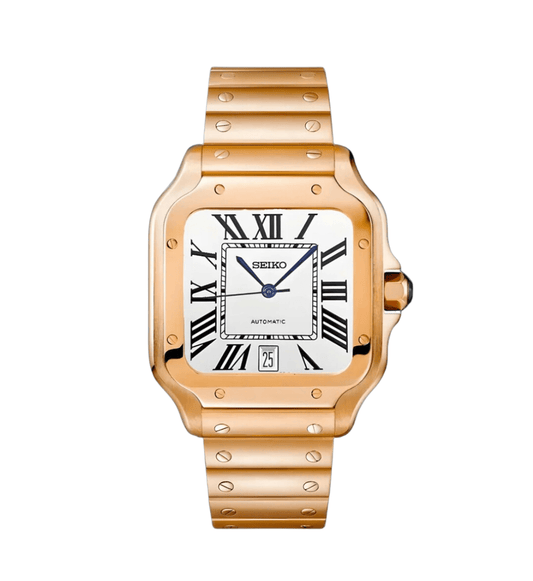 SeikoMod Santos Classic Rose Gold