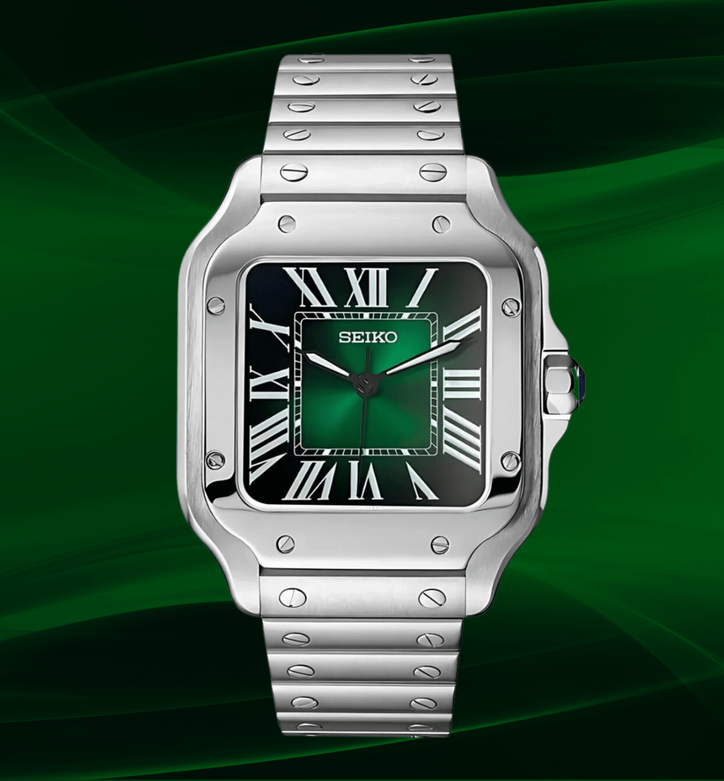 SeikoMod Santos Green