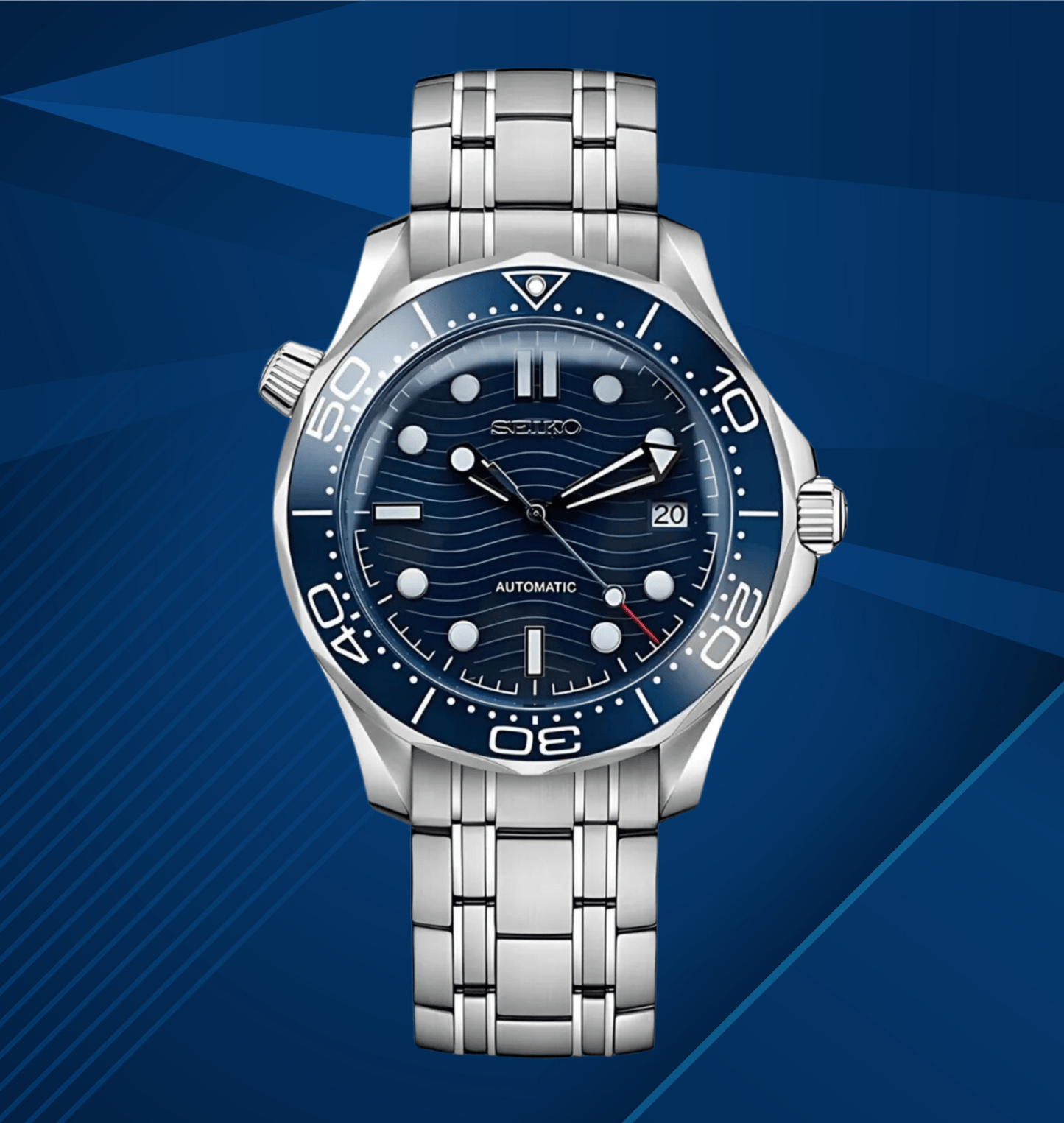 SeikoMod Seamaster Dark Blue
