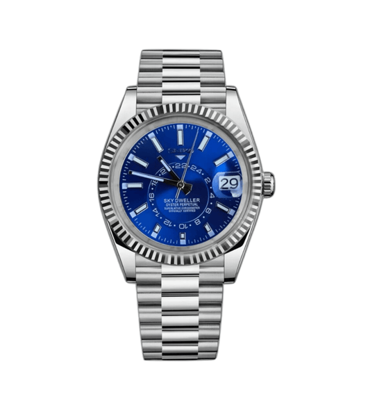 SeikoMod Sky-Dweller ‘Steel Blue’