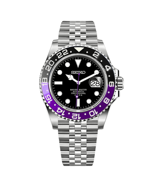 SeikoMod Submariner Purple Black