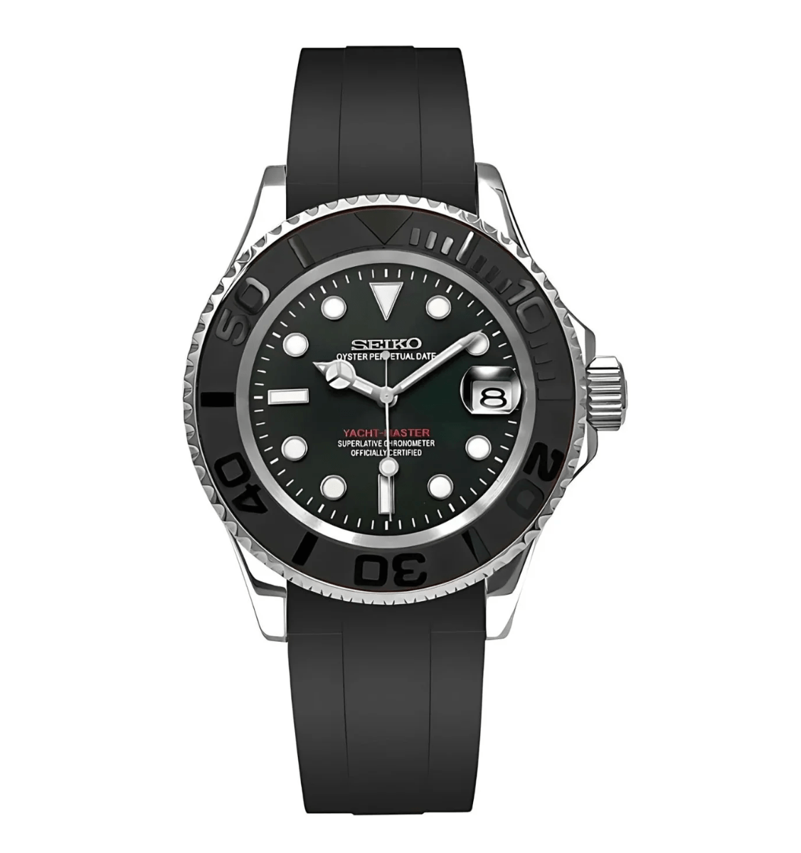SeikoMod Yacht Master Silver